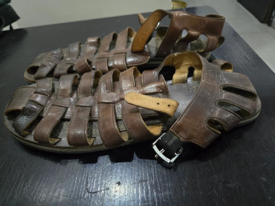Melvin & Hamilton Brown Leather Gladiator Sandals – Size UK 10 / EU 44